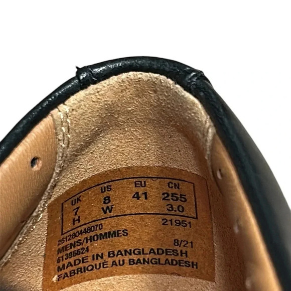 Clark’s  UNKENNETH WAY shoes men ,leather ,lambskin,NEW! ,black ,size 8 & 13 - Picture 16 of 16